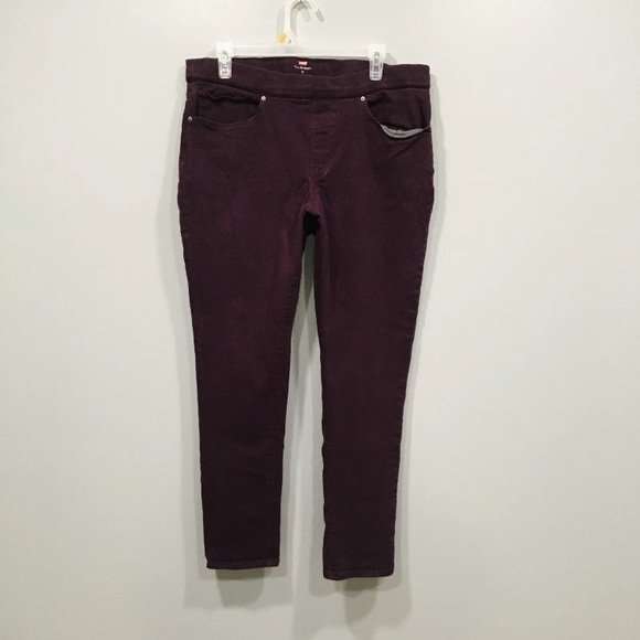 Levis Pull On Skinny Leggings Red 16 Plus Size Jegging Ankle Jeans